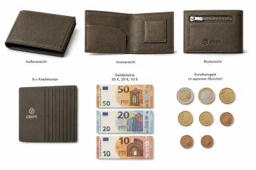 CRIPT MICRO SLIM WALLET METALLIC BRONZE
