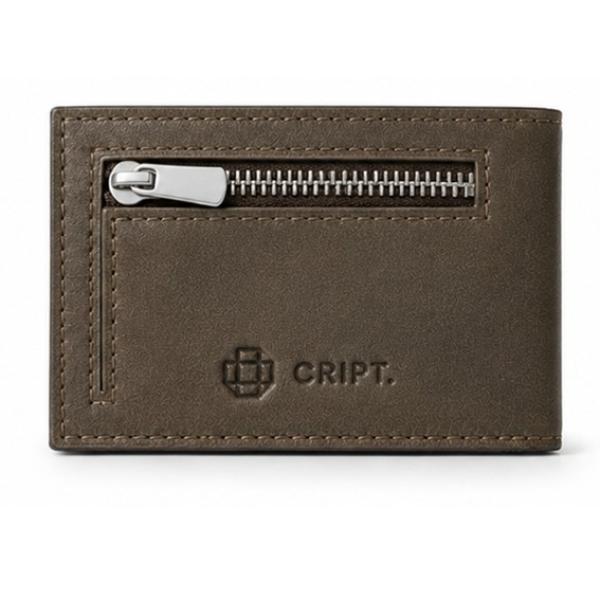 CRIPT MICRO SLIM WALLET METALLIC BRONZE